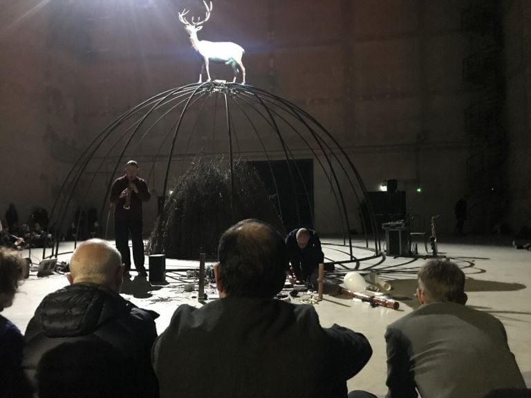 David Toop live al Pirelli HangarBicocca, Milano, ph Bianca Felicori