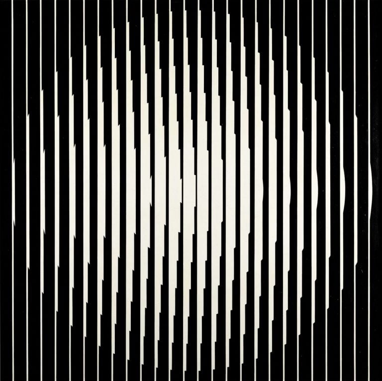 Franco Grignani, Vibrazione induttiva, 1965. Collezione privata © Matteo Zarbo