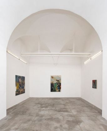 Ian Tweedy. My Wall, 2018. Installation view at Monitor, Roma. Photo credits Giorgio Benni. Courtesy the artist & Monitor, Roma Lisbona