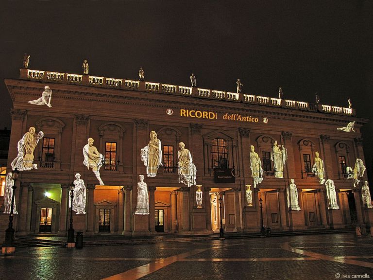 Immagini... dell'Antico. Palazzo dei Conservatori, Roma 2008. Ideazione, progetto e realizzazione di Livia Cannella
