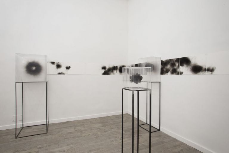 Isabel Alonso Vega. Senza Fuoco. Installation view at White Noise Gallery, Roma 2019