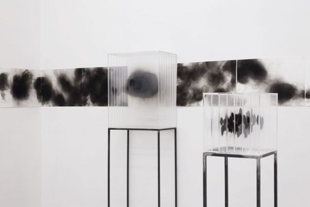 Isabel Alonso Vega. Senza Fuoco. Installation view at White Noise Gallery, Roma 2019