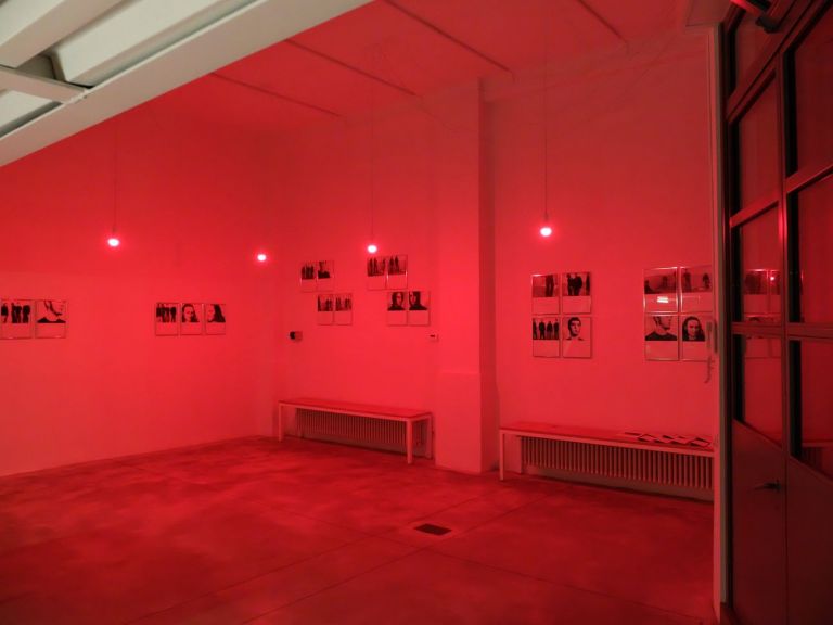 Italo Zuffi, Progetto per una barricata, 2002. Installation view at, Cler, Milano 2019