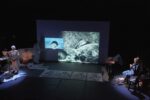 Joan Jonas, Moving Off the Land, 2016-17. Performance con María Huld Markan al Sequences art festival, Reykjavík 2017. Courtesy the artist & Gavin Brown’s Enterprise, New York-Roma. Photo Elísabet Davíðsdóttir