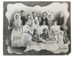 Ricardo Ayulardo, Family of Matilde Calderón y González, 1890. Silver gelatin print, 8 x 10 in. (20.2 x 25.2 cm). Collection of Museo Frida Kahlo. © Frida Kahlo & Diego Rivera Archives. Bank of Mexico, Fiduciary in the Diego Rivera and Frida Kahlo Museum Trust