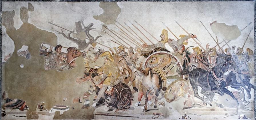 Mosaico della battaglia di Isso, Museo Archeologico Nazionale di Napoli, dalla Casa del Fauno di Pompei