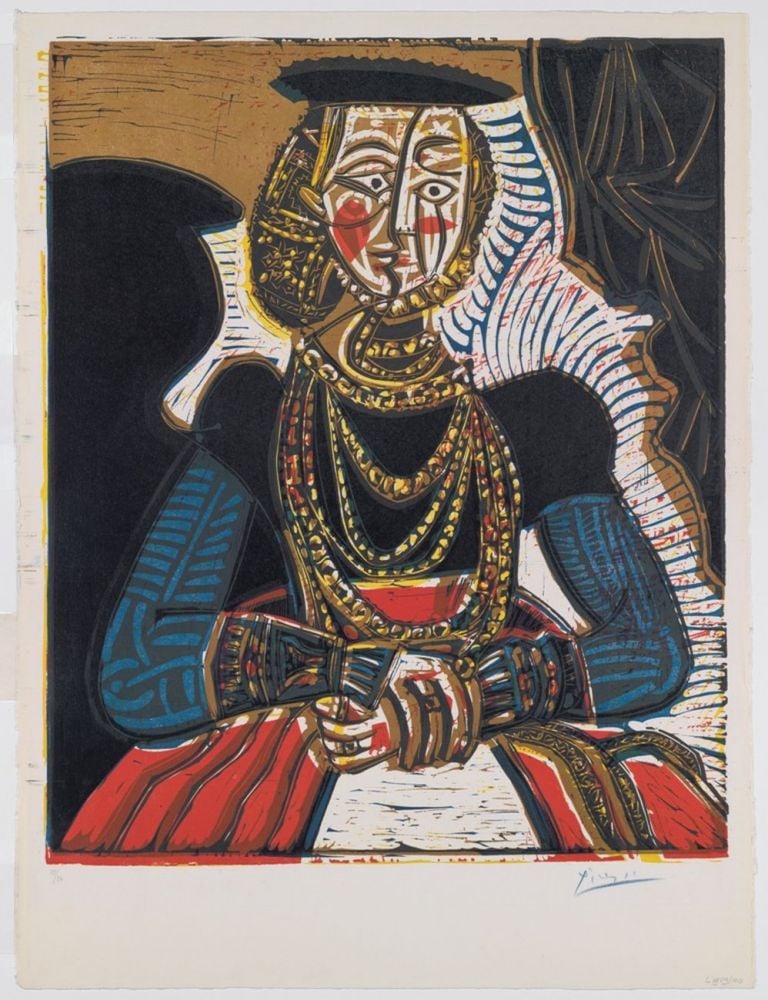 Pablo Picasso, Buste de femme d'aprés Cranach le Jeune, 1958. Museum Boijmans Van Beuningen, Rotterdam. Photo Studio Buitenhof, Den Haag