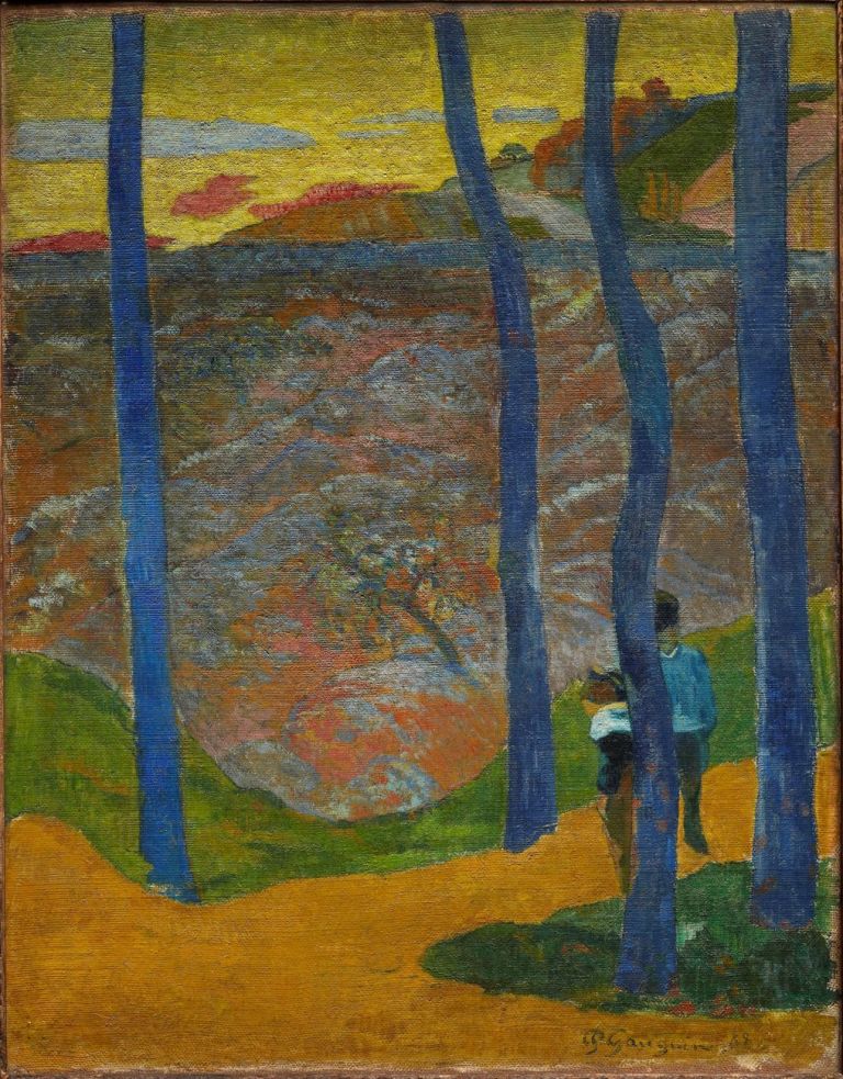 Paul Gauguin, Gli alberi blu, 1888