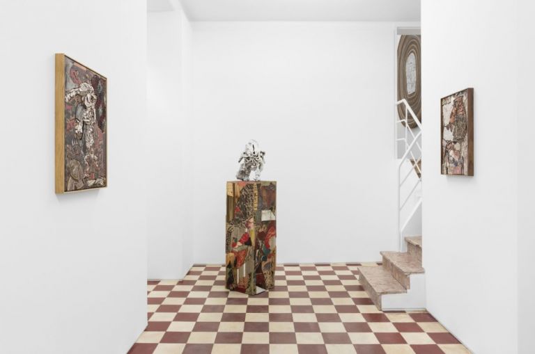 Peter Linde Busk. Here Comes Trouble, 2018. Installation view at Monitor, Lisbona. Photo credits Bruno Lopes. Courtesy the artist & Monitor Roma Lisbona