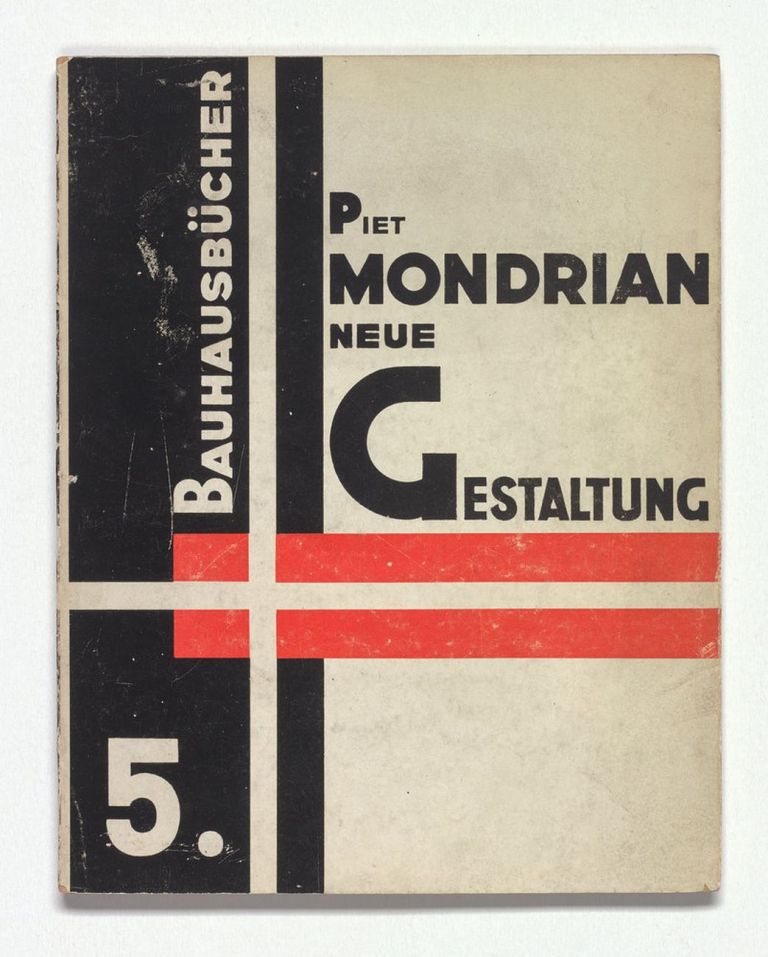 Piet Mondrian, Neue Gestaltung (no. 5 of the Bauhausbücher series), design László Moholy Nagy, 1925. Collezione privata, Olanda