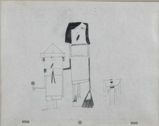 Pino Pascali, Mamma, Bambino e cane, 1961-62