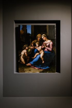 Raffaello – Madonna del Divino Amore veduta della mostra alla Pinacoteca Agnelli Torino, 2015 - photo Andrea Guerman