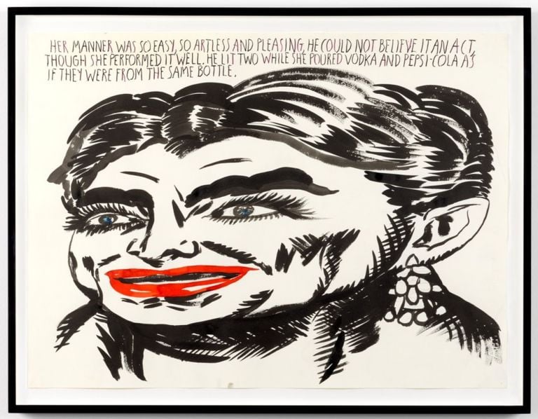 Raymond Pettibon, No title (Her manner was...), 2013. Collection Rattan Chadha. Photo Gert Jan van Rooij