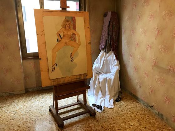 Riccardo Mannelli. Ammazzami. Installation view at Casa Vuota, Roma 2019