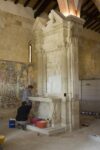 Ricollocazione dell’Altare della Vergine, particolare, Abbazia di Santa Maria di Cerrate. Photo Silvio Zecca, 2018 © FAI - Fondo Ambiente Italiano