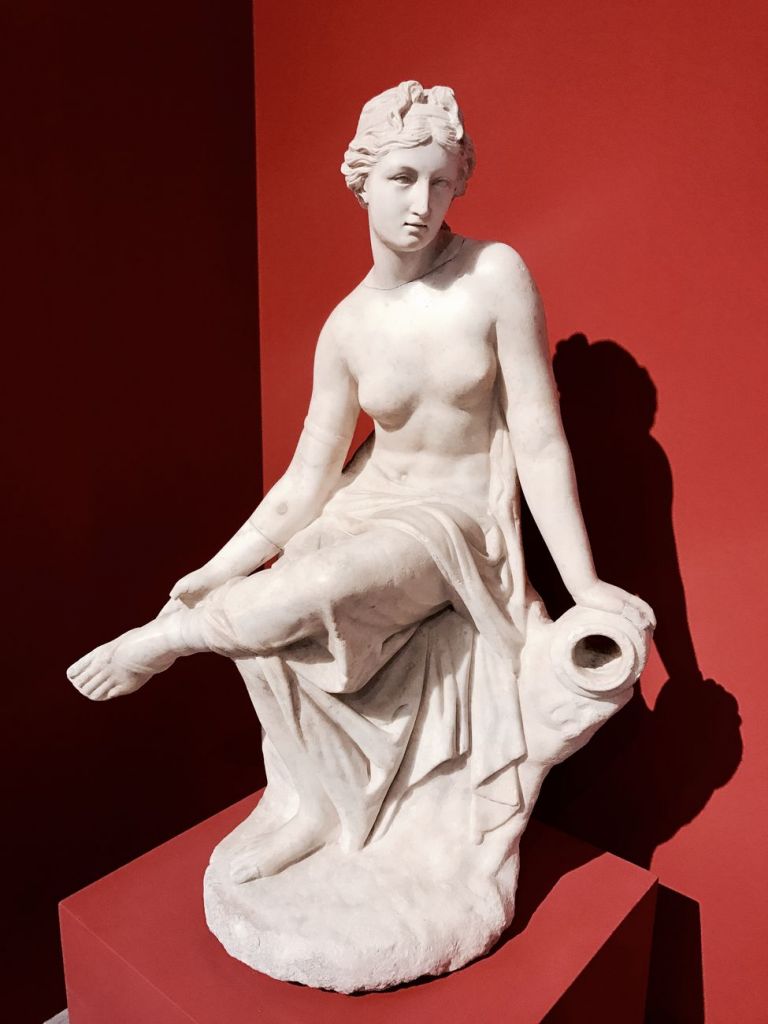 Statua di ninfa in marmo, I sec d.C. Photo Helga Marsala. Museo Archeologico Regionale Antonino Salinas, Palermo
