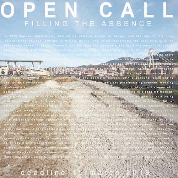 Open call Filling the Absence