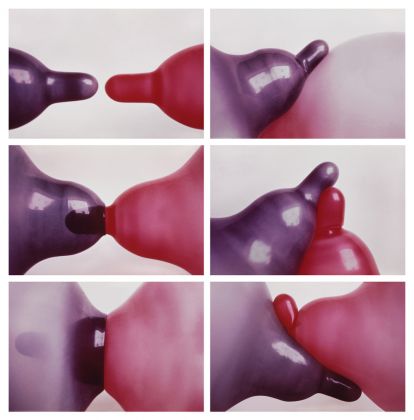 Renate BERTLMANN Zärtliche Berührungen [Tender Touches], 1976 Digital print mounted on Dibond 95.5x 97 cm © The Artist; Courtesy Richard Saltoun Gallery, London