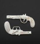 GIO PONTI Two pistol-form sculptures circa 1951