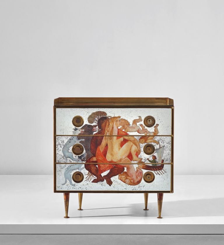 GIO PONTI AND EDINA ALTARA Chest of drawers circa 1951