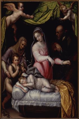 Lavinia Fontana, Il sonno di Gesù, olio su rame, 1591. Roma, Galleria Borghese