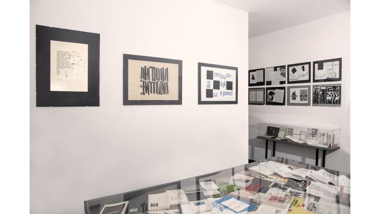 Adriano Spatola. da zero ad infinito. Exhibition view at Studio Varroni, Roma 2019
