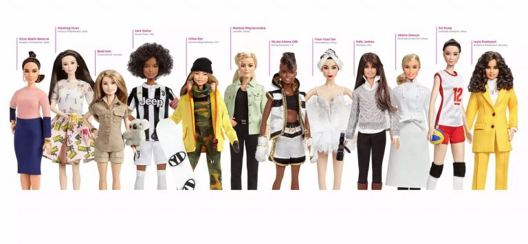 Alcune delle Barbie Shero