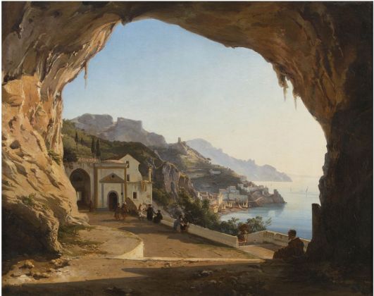 Alessandro La Volpe, La grotta dei Cappuccini ad Amalfi, 1850 ca. Collezione privata