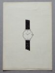 Alighiero Boetti. L’orologio annuale, 1977, invito. Archivio Beatrice Monti della Corte