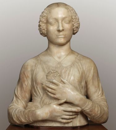 Andrea del Verrocchio, Dama dal mazzolino, 1475. Museo Nazionale del Bargello, Firenze