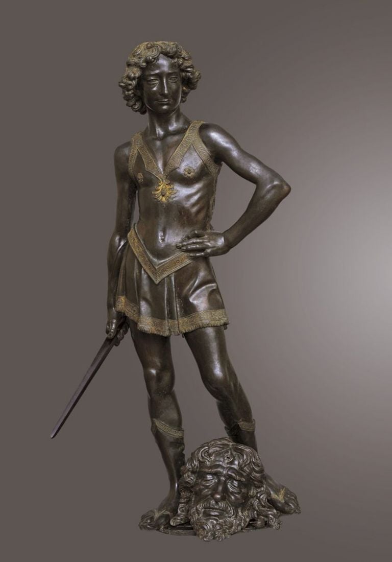 Andrea del Verrocchio, David vittorioso, 1468-70. Museo Nazionale del Bargello, Firenze. Su concessione del MiBAC