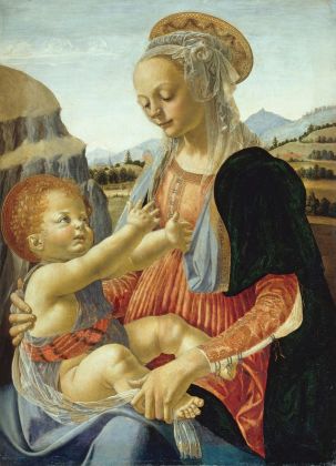 Andrea del Verrocchio, Madonna col Bambino, 1470 ca. Staatliche Museen zu Berlin, Gemäldegalerie. Photo Cristoph Schmidt