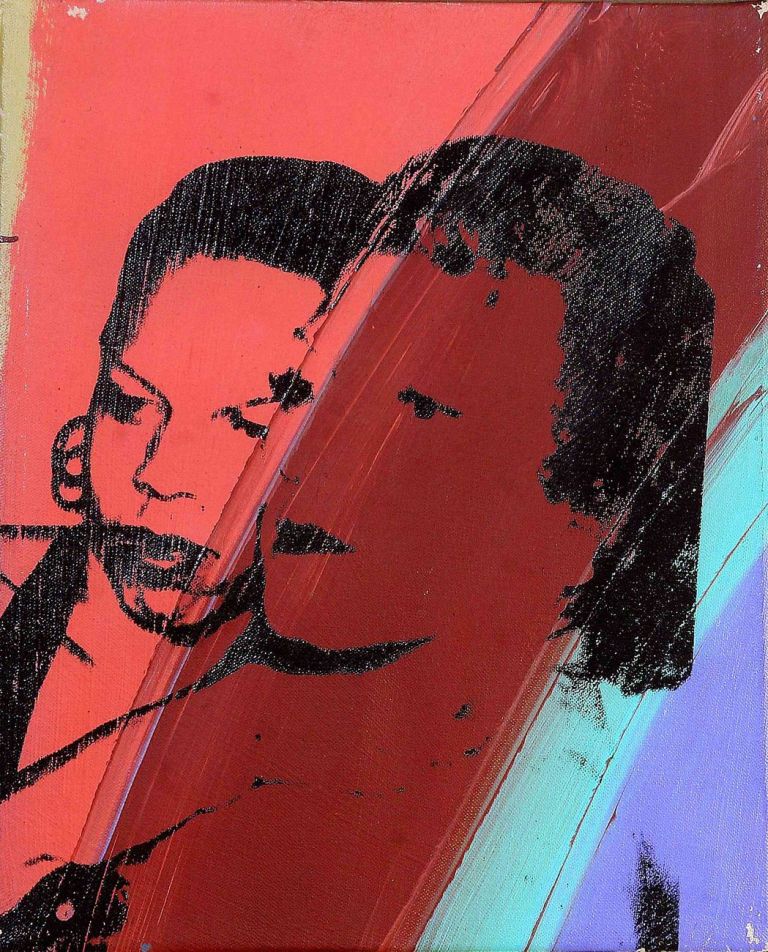 Andy Warhol, Ladies and Gentlemen, 1975, acrilico su tela, 35.2x28 cm. Courtesy The Andy Warhol Art Works Foundation for the Visual Arts