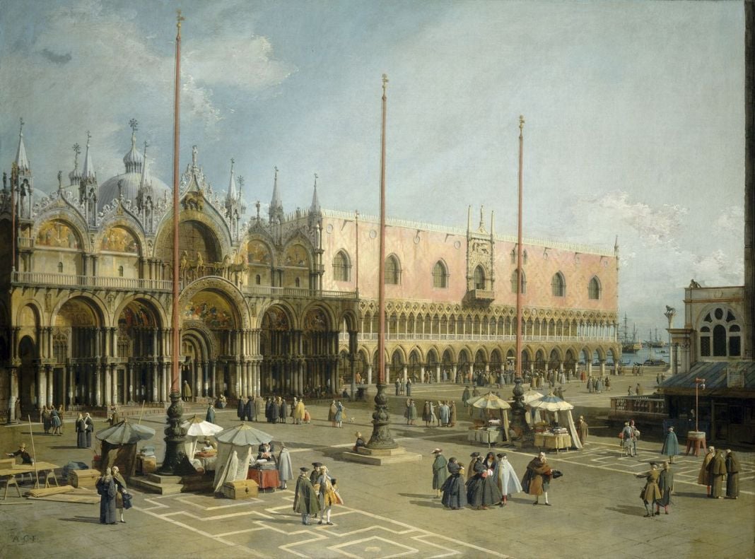 Antonio Canal detto Canaletto, Piazza San Marco verso est, olio su tela, cm 115 x 153. Washington, National Gallery of Art