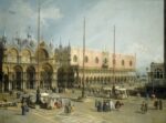 Antonio Canal detto Canaletto, Piazza San Marco verso est, olio su tela, cm 115 x 153. Washington, National Gallery of Art