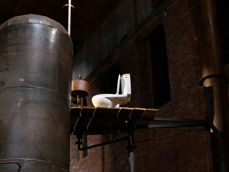 Atelier Van Lieshout, Blast Furnace, 2013. Installation view at Pioneer Works, New York 2019. Photo © Dan Bradica