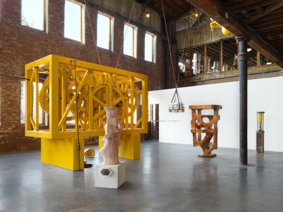 Atelier Van Lieshout. The CryptoFuturist and The New Tribal Labyrinth. Installation view at Pioneer Works, New York 2019. Photo © Dan Bradica