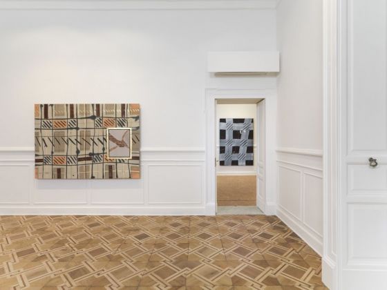 Caragh Thuring. Installation view at Thomas Dane Gallery, Napoli 2019