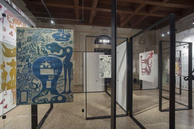 Carlo Zinelli. Installation view at Palazzo Te, Mantova 2019