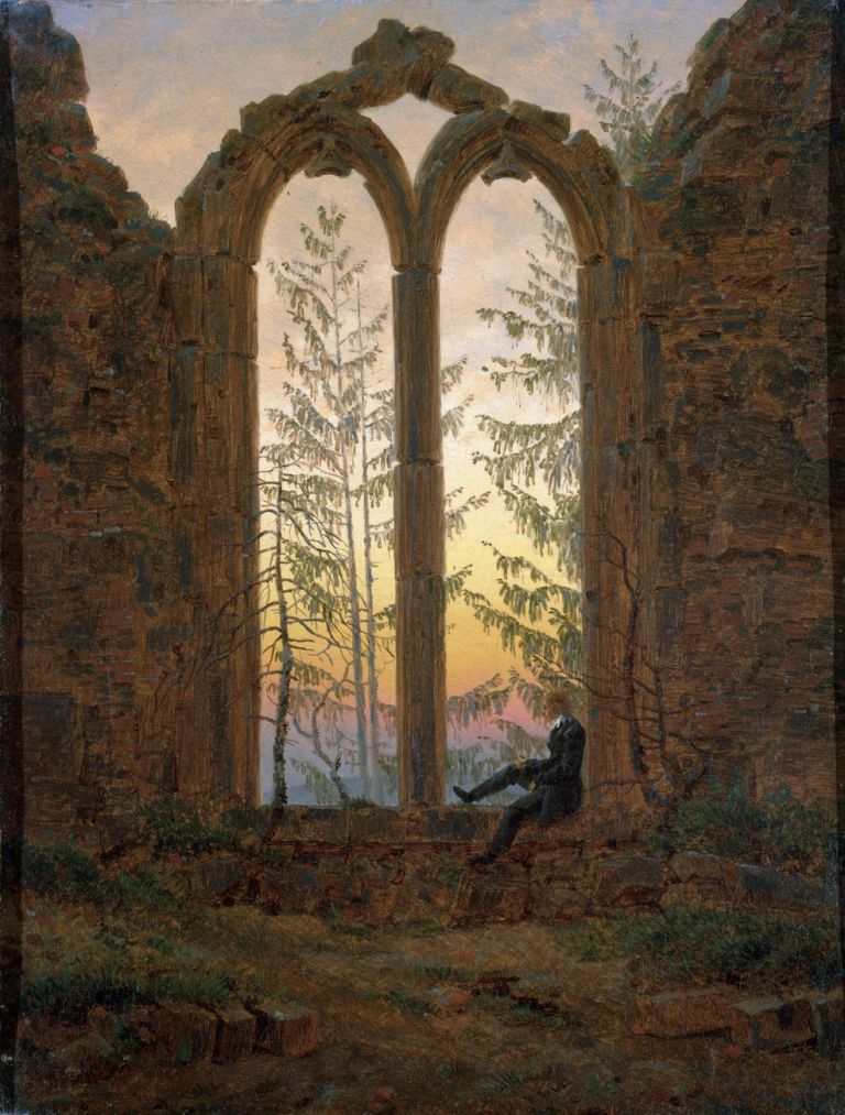 Caspar David Friedrich, Il sognatore, 1835. San Pietroburgo, Ermitage