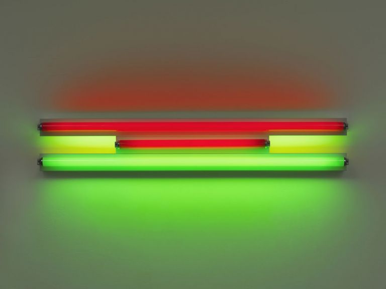 Dan Flavin, Untitled, 1995 © 2018 Estate of Dan Flavin _ Artists Rights Society (ARS), New York. Courtesy David Zwirner & Cardi Gallery