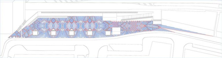 Drawing Public Space, Vienna. Pianta dell’intervento © ECÒL - Courtesy ECÒL