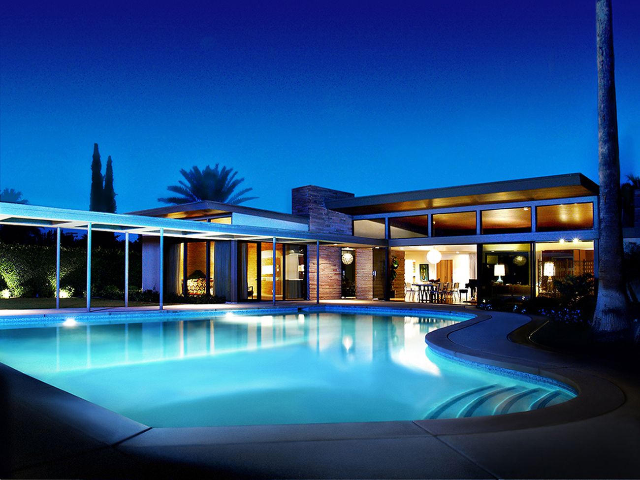 E. Stewart Williams, Frank Sinatra House, Palm Springs. Photo Jake Holt _3