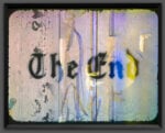Ed Ruscha, The End, 2017, editioned hologram. © Ed Ruscha, courtesy the J. Paul Getty Museum, Los Angeles, Gift of AMPC LLC through the auspices of Guy and Nora Barron.