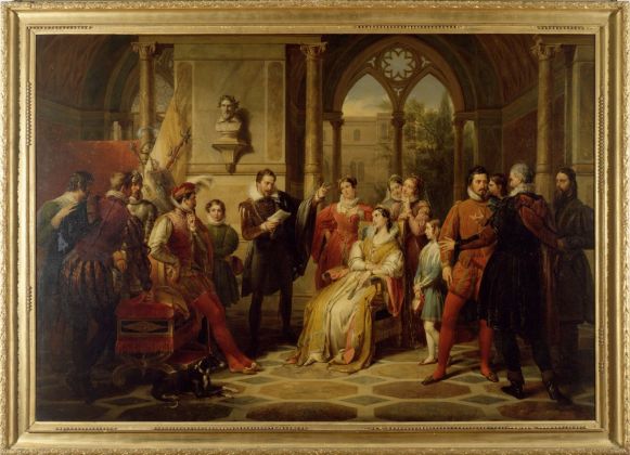 Francesco Podesti, Il Tasso che declama la “Gerusalemme liberata” alla Corte Estense, 1831-34 © Pinacoteca Civica, Ancona