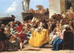 Giandomenico Tiepolo, Il minuetto, olio su tela, cm 81 x 105. Parigi, Musée du Louvre