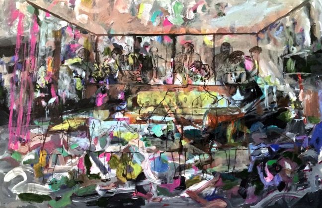 Gianluca Capozzi, Untitled, 2018, acrilic on canvas, 80x120 cm