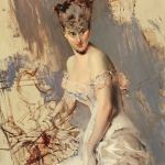 Giovanni Boldini, L’attrice Alice Regnault, 1880 84 ca. Collezione privata, courtesy Enrico Gallerie d’Arte, Milano