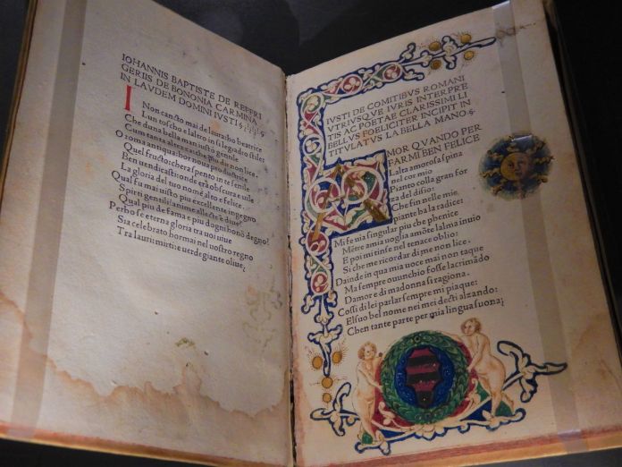 Giusto de’ Conti, La bella mano, Bologna 1472, Triv. Inc. C 41
