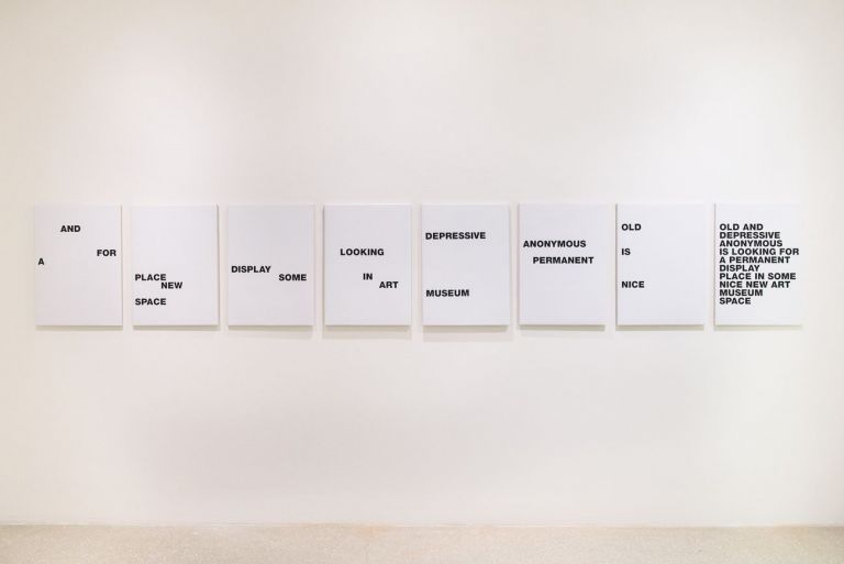 Goran Trbuljak. Before and After Retrospective. Installation view at Villa delle Rose, Bolo gna, 2019. Photo Giorgio Bianchi _ Comune di Bologna